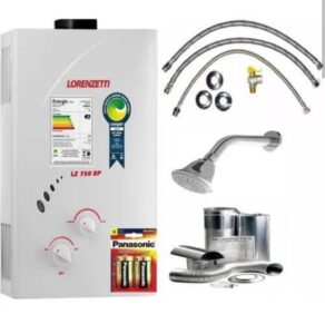 kit completo chuveiro a gás